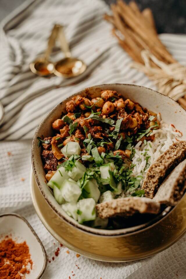 Healthy meal on a table